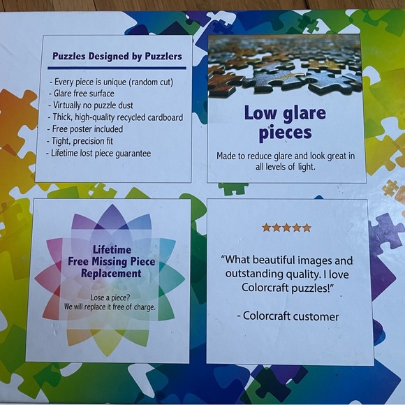 Colorcraft 1000 piece Puzzle! - Picture 2 of 4